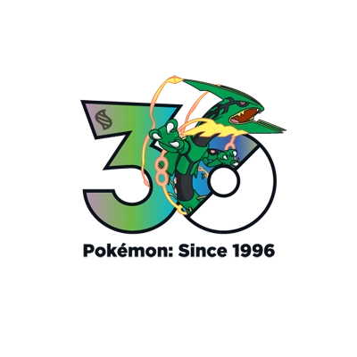 宝可梦 0384 超级烈空坐 30周年纪念Logo