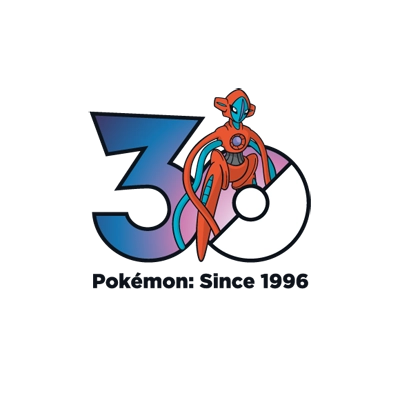 宝可梦 0386 代欧奇希斯 30周年纪念Logo