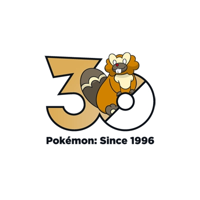 宝可梦 0400 大尾狸 30周年纪念Logo