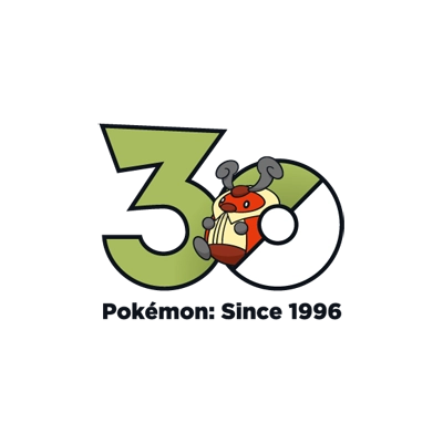 宝可梦 0401 圆法师 30周年纪念Logo