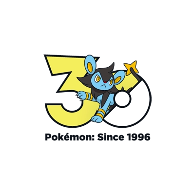 宝可梦 0404 勒克猫 30周年纪念Logo