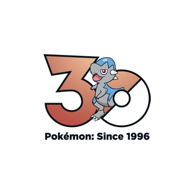 宝可梦 0408 头盖龙 30周年纪念Logo