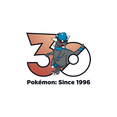 宝可梦 0409 战槌龙 30周年纪念Logo