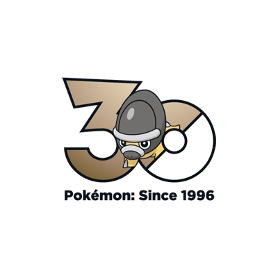 宝可梦 0410 盾甲龙 30周年纪念Logo
