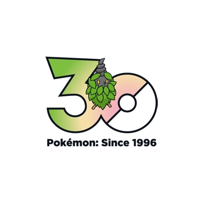 宝可梦 0412 结草儿 30周年纪念Logo