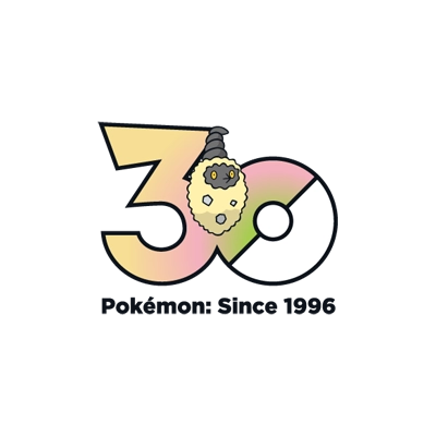 寶可夢 0412 結草兒 30週年紀念Logo