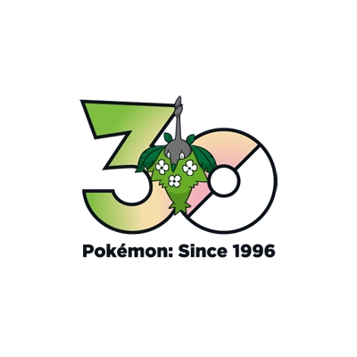 宝可梦 0413 结草贵妇 30周年纪念Logo