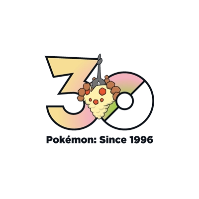 寶可夢 0413 結草貴婦 30週年紀念Logo