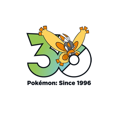 宝可梦 0414 绅士蛾 30周年纪念Logo