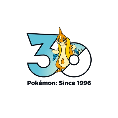 宝可梦 0419 浮潜鼬 30周年纪念Logo