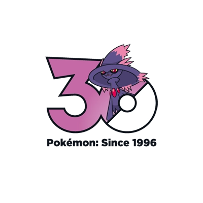 宝可梦 0429 梦妖魔 30周年纪念Logo
