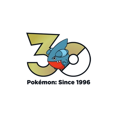 宝可梦 0443 圆陆鲨 30周年纪念Logo