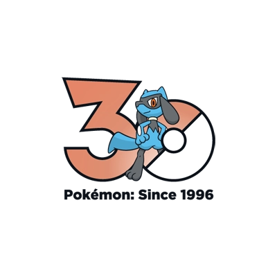 宝可梦 0447 利欧路 30周年纪念Logo