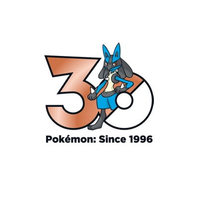 宝可梦 0448 路卡利欧 30周年纪念Logo
