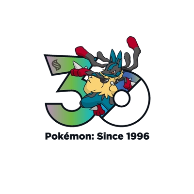 宝可梦 0448 超级路卡利欧 30周年纪念Logo