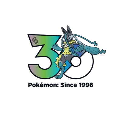宝可梦 0448 超级路卡利欧Ｚ 30周年纪念Logo