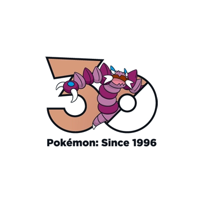 宝可梦 0452 龙王蝎 30周年纪念Logo