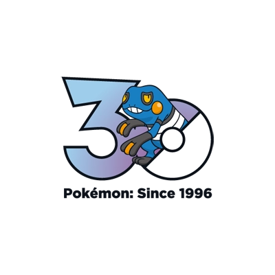 宝可梦 0453 不良蛙 30周年纪念Logo