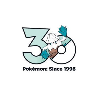 宝可梦 0459 雪笠怪 30周年纪念Logo