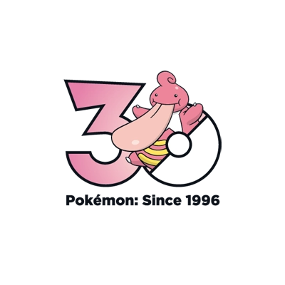宝可梦 0463 大舌舔 30周年纪念Logo