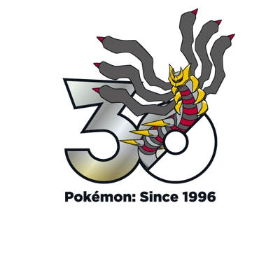 宝可梦 0487 骑拉帝纳 30周年纪念Logo