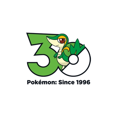 宝可梦 0495 藤藤蛇 30周年纪念Logo