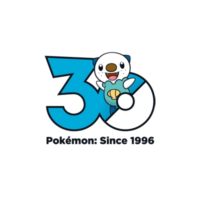 宝可梦 0501 水水獭 30周年纪念Logo