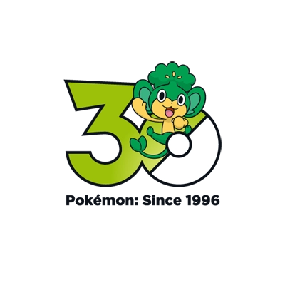 宝可梦 0511 花椰猴 30周年纪念Logo