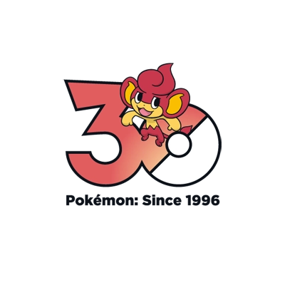 宝可梦 0513 爆香猴 30周年纪念Logo