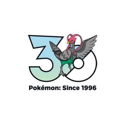 宝可梦 0521 高傲雉鸡 30周年纪念Logo