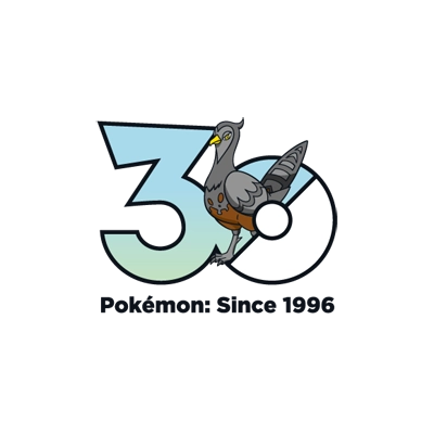 宝可梦 0521 高傲雉鸡 30周年纪念Logo