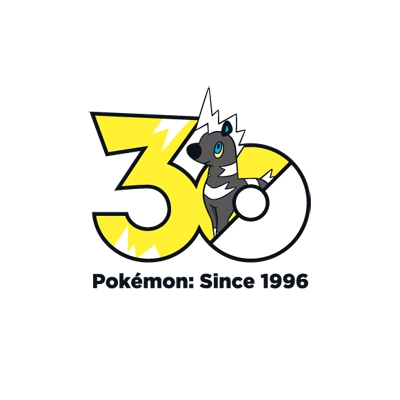 宝可梦 0522 斑斑马 30周年纪念Logo