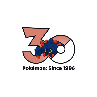 宝可梦 0525 地幔岩 30周年纪念Logo
