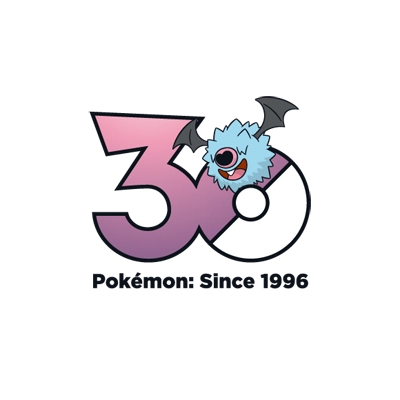 宝可梦 0527 滚滚蝙蝠 30周年纪念Logo