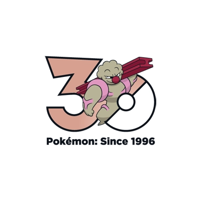 宝可梦 0533 铁骨土人 30周年纪念Logo
