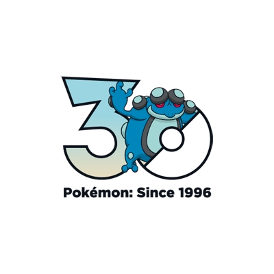 宝可梦 0537 蟾蜍王 30周年纪念Logo