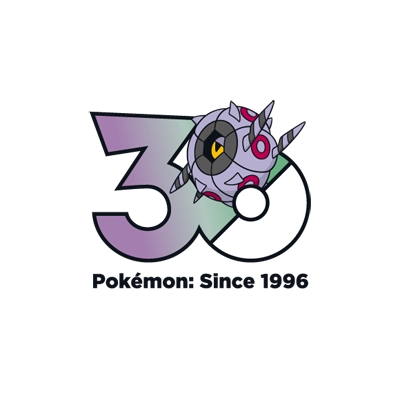 Pokémon 0544 车轮球 30th anniversary logo