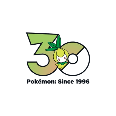 Pokémon 0548 百合根娃娃 30th anniversary logo