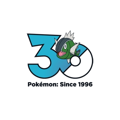 宝可梦 0550 野蛮鲈鱼 30周年纪念Logo