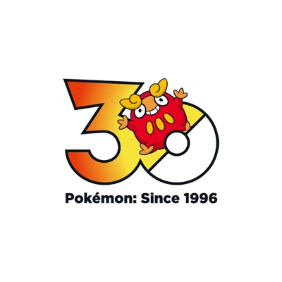 Pokémon 0554 火红不倒翁-伽勒尔的样子 30th anniversary logo