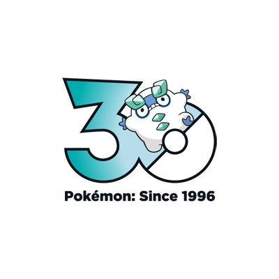 宝可梦 0554 火红不倒翁 30周年纪念Logo
