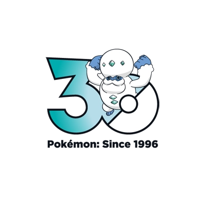 宝可梦 0555 达摩狒狒 30周年纪念Logo