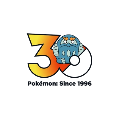 寶可夢 0555 達摩狒狒 30週年紀念Logo