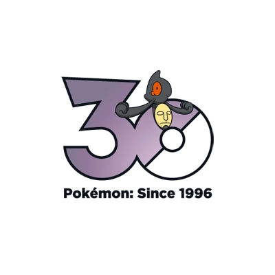 Pokémon 0562 哭哭面具-伽勒尔的样子 30th anniversary logo