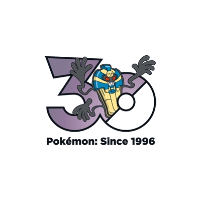 Pokémon 0563 死神棺 30th anniversary logo