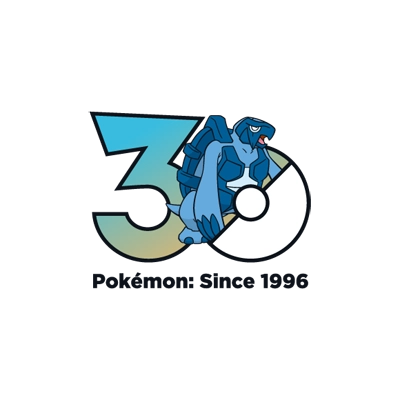 Pokémon 0565 肋骨海龟 30th anniversary logo