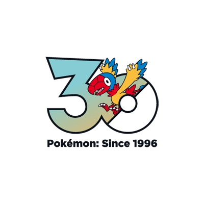Pokémon 0566 始祖小鸟 30th anniversary logo