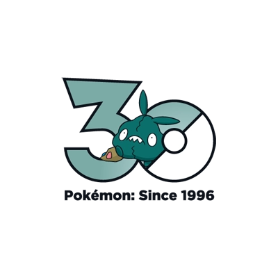 Pokémon 0568 破破袋 30th anniversary logo