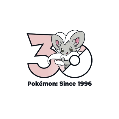 Pokémon 0573 奇诺栗鼠 30th anniversary logo