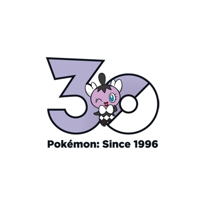 Pokémon 0574 哥德宝宝 30th anniversary logo